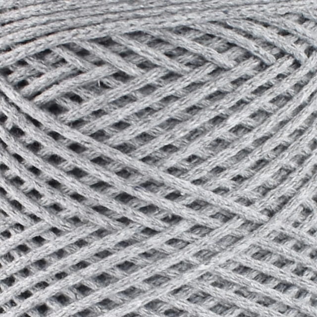 Sznurek Macrame Cotton / rolka 200 m / szary