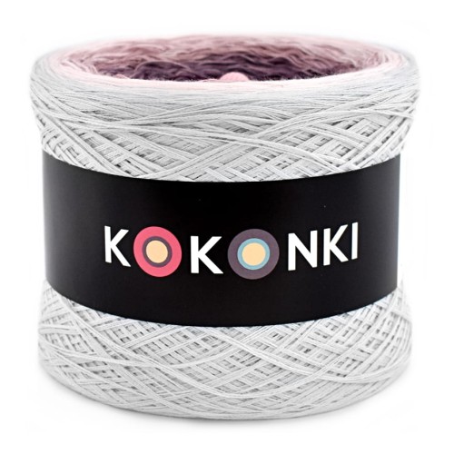 KOKONEK A150 Jasny szary/pastelowy róż/brudny róż/blady fiolet/wino