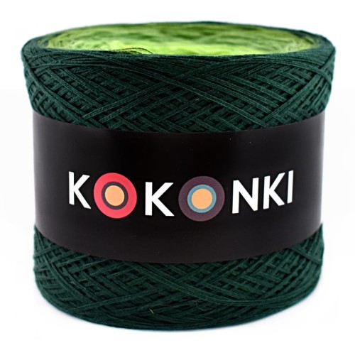 KOKONEK A116 Butelkowa zieleń/paproć/zieleń/zielone jabłuszko/limetka/żółty