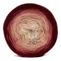 KOKONEK Merino 630 Hurry up - Bordo/malwa/zgaszona morela/ciepły beż/jasny beż