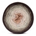KOKONEK Merino 633 Mr Miau - Ciemny brąz/orzech melanż/safari/nude/zgaszona morela
