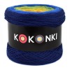 KOKONEK Merino 634 Last Drop - Granat/chaber/jasna zieleń/złoty/koniak