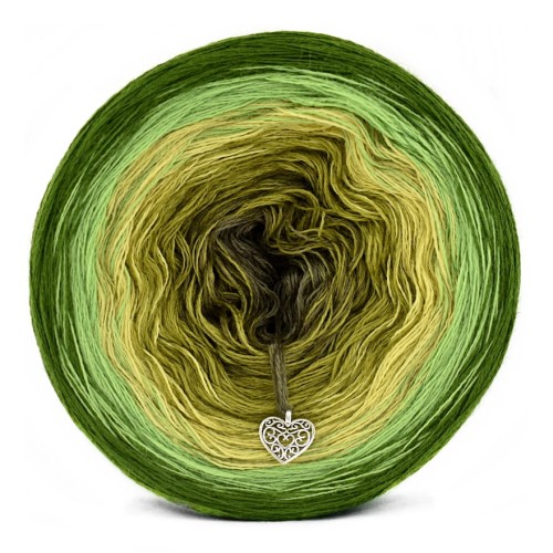 KOKONEK Merino 636 Love is green - Paproć/jasna zieleń/limetka/oliwka/khaki