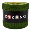KOKONEK Merino 636 Love is green - Paproć/jasna zieleń/limetka/oliwka/khaki