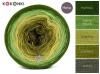 KOKONEK Merino 636 Love is green - Paproć/jasna zieleń/limetka/oliwka/khaki