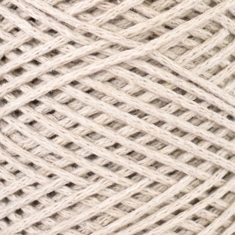 Sznurek Macrame Cotton by Kokonki / rolka 200 m / jasny beż