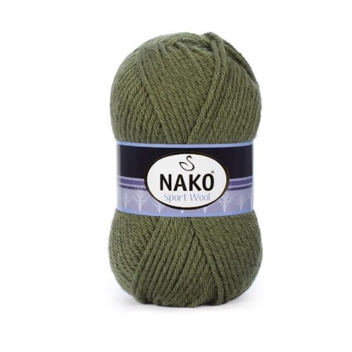 Włóczka Nako Sport Wool - 11946 khaki