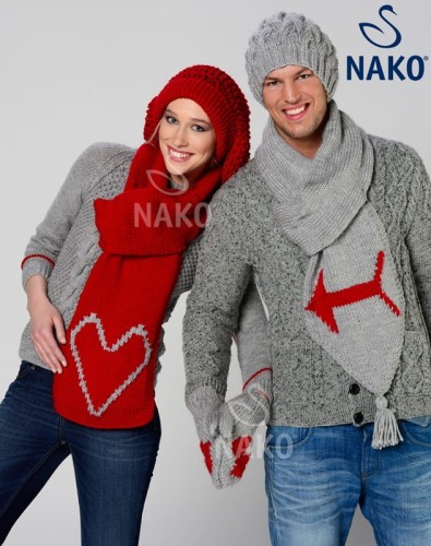 Włóczka Nako Sport Wool - 195 jasny szary melanż