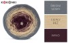 KOKONEK A845 Średni szary/ciepły beż/wino