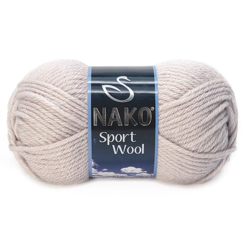 Włóczka Nako Sport Wool - 3079 jasny beż