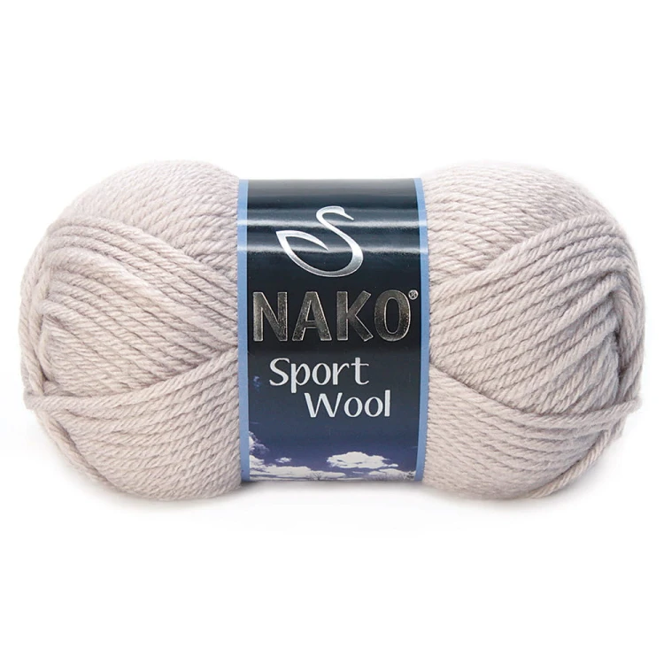 Włóczka Nako Sport Wool - 3079 jasny beż
