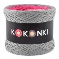 KOKONEK A793 Szary/fuksja/krem