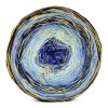 KOKONEK Rare Van Gogh R10 - Czekolada/jeans melanż/granat/niebieski/błękit/kobalt+żółta nić