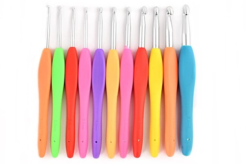 Zestaw szydełek z ergonomiczną rączką 2-8 mm