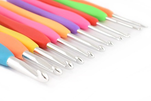 Zestaw szydełek z ergonomiczną rączką 2-8 mm