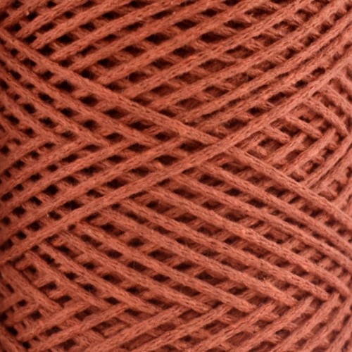 Sznurek Macrame Cotton by Kokonki / rolka 200 m / cegła