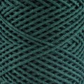 Sznurek Macrame Cotton by Kokonki / rolka 200 m / butelkowa zieleń (wiązany)