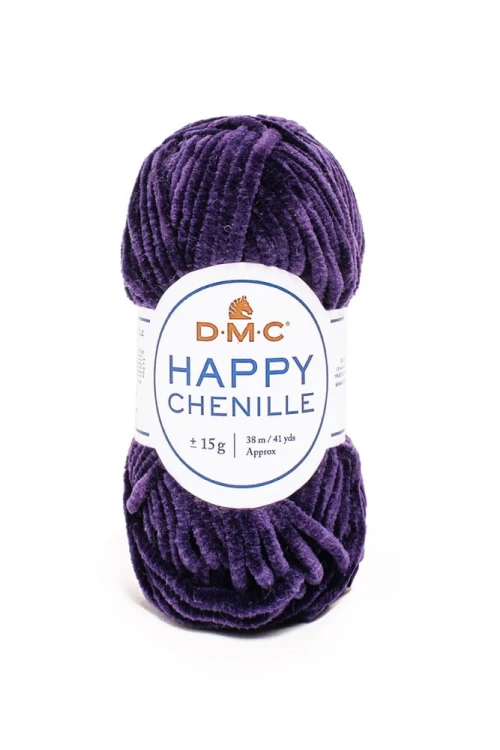 Włóczka DMC Happy Chenille 33 / śliwka