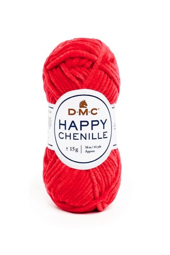 Włóczka DMC Happy Chenille 34 / czerwień