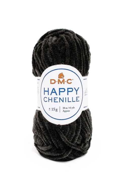 Włóczka DMC Happy Chenille 22 / czerń