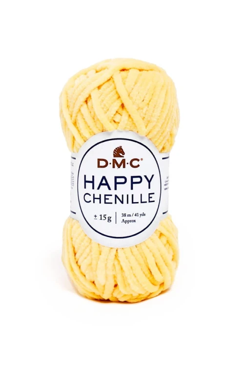 Włóczka DMC Happy Chenille 14 / żółty