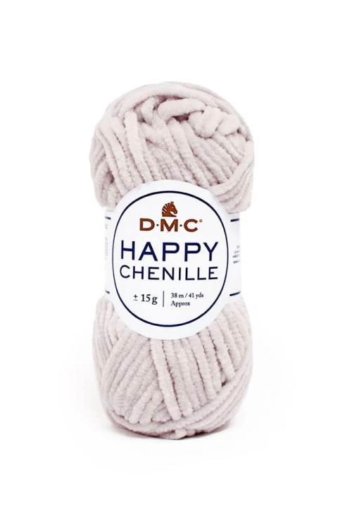 Włóczka DMC Happy Chenille 11 / jasny szary