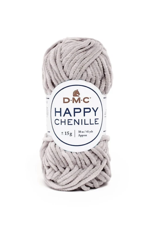 Włóczka DMC Happy Chenille 12 / szary