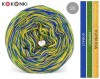 KOKONEK SIX S029 - Kobalt/paproć/kurkuma, 6 nitek, 250 m, 100 g