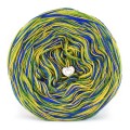 KOKONEK SIX S029 - Kobalt/paproć/kurkuma, 6 nitek, 250 m, 100 g