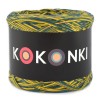 KOKONEK SIX S030 - Petrol/kurkuma/zieleń wojskowa, 6 nitek, 250 m, 100 g