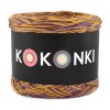 KOKONEK SIX S031 - Blady fiolet/wino/musztarda, 6 nitek, 250 m, 100 g