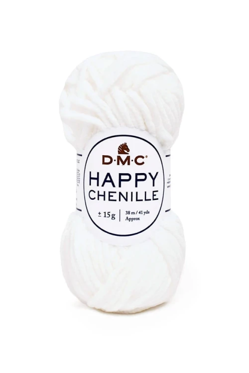 Włóczka DMC Happy Chenille 20 / biel