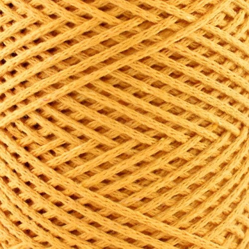 Sznurek Macrame Cotton by Kokonki / rolka 200 m / kurkuma / NOWA SERIA