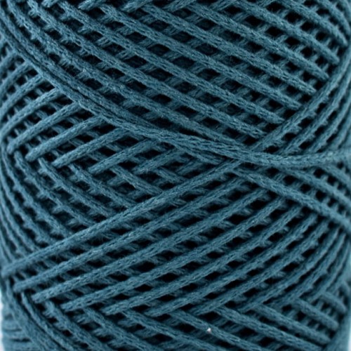 Sznurek Macrame Cotton / rolka 200 m / petrol