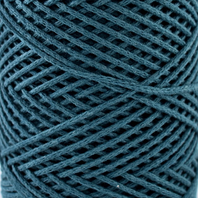 Sznurek Macrame Cotton / rolka 200 m / petrol