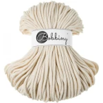 Sznurek pleciony bawełniany Bobbiny Premium / Naturalny / Natural / 5mm / 100m 
