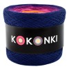 KOKONEK Merino 306 Granat/fiolet/jeżyna/piwonia/pomarańcz/intensywny żółty