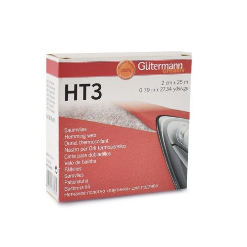 Taśma termoprzylepna GUTERMANN HT3 / 2 cm x 25 m