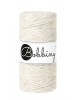 Sznurek skręcany bawełniany Bobbiny Macrame Cord / Naturalne Złoto / Golden Natural / 3mm / 100m + złoty LUREX