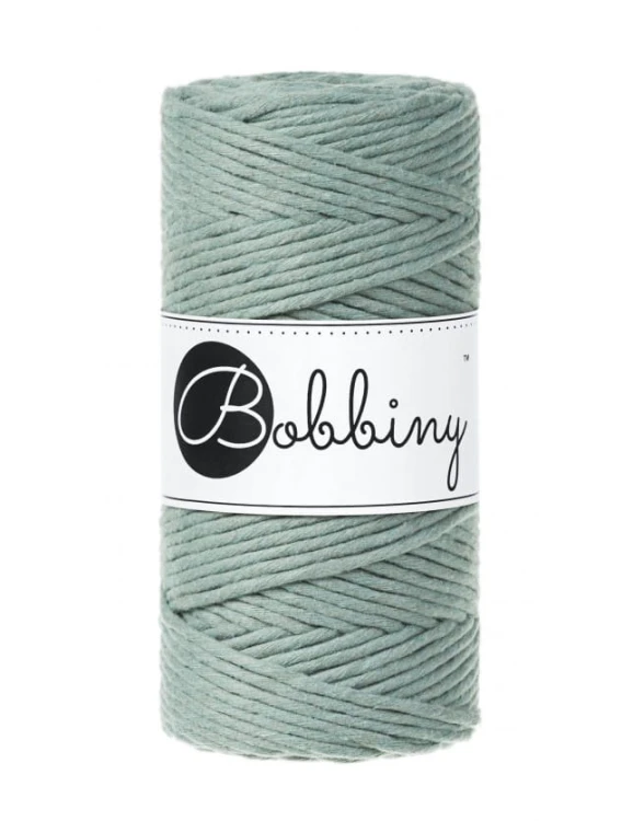 Sznurek skręcany bawełniany Bobbiny Macrame Cord / Laurowy / Laurel / 3mm / 100m