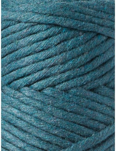 Sznurek skręcany bawełniany Bobbiny Macrame Cord/ Petrol / Peacock Blue / 3mm / 100m