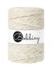 Sznurek skręcany bawełniany Bobbiny Macrame Cord / Naturalne Złoto / Golden Natural / 5mm / 100m + złoty LUREX