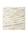 Sznurek skręcany bawełniany Bobbiny Macrame Cord / Naturalne Złoto / Golden Natural / 5mm / 100m + złoty LUREX