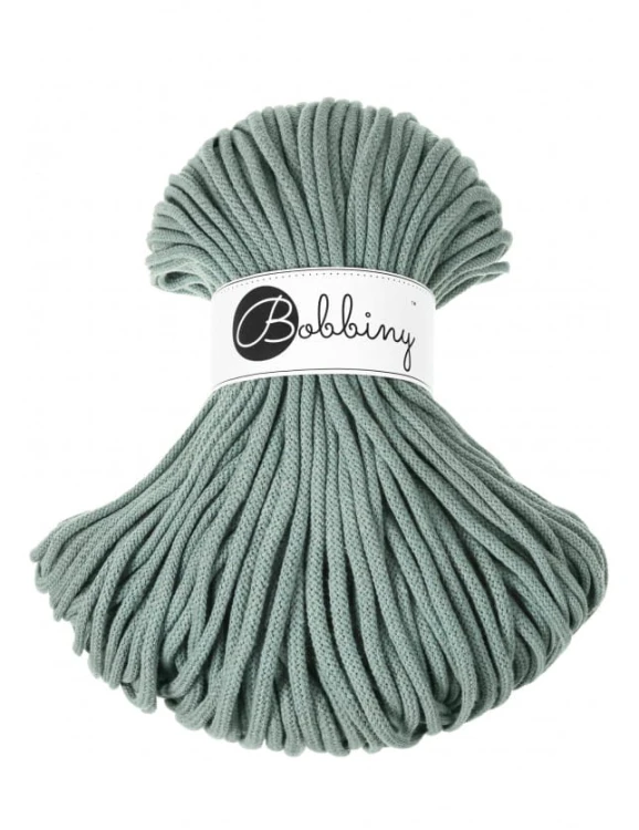 Sznurek pleciony bawełniany Bobbiny Premium / Laurowy / 5 mm / 100 m