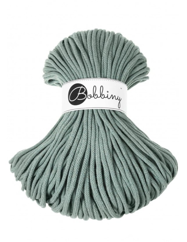 Sznurek pleciony bawełniany Bobbiny Premium / Laurowy / 5 mm / 100 m
