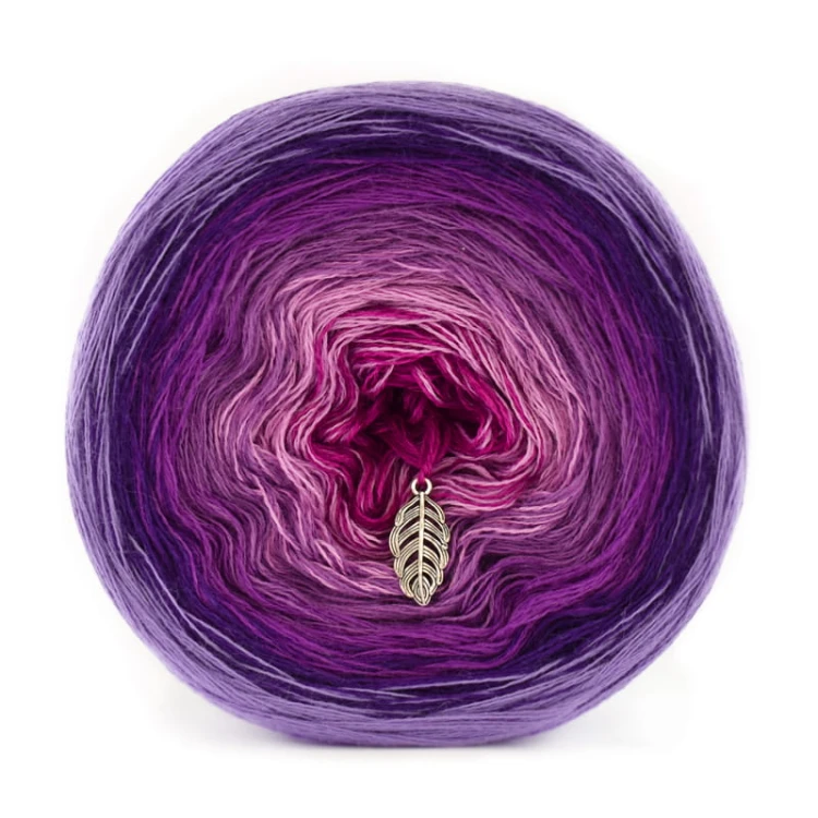 KOKONEK Merino 509 - Jasny fiolet/fiolet/ciemny cyklamen/cyklamen/wrzos/jeżyna