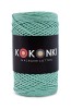 Sznurek Macrame Cotton by Kokonki / rolka 200 m / mięta (wiązany)