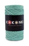 Sznurek Macrame Cotton 2mm by KOKONKI 2mm / rolka 200m / mięta (wiązany)