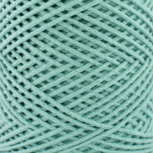 Sznurek Macrame Cotton by Kokonki / rolka 200 m / mięta (wiązany)