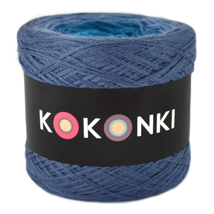 KOKONEK Merino 345 Petrol Likes Gray - fumo/szaro-niebieski/petrol/turkus